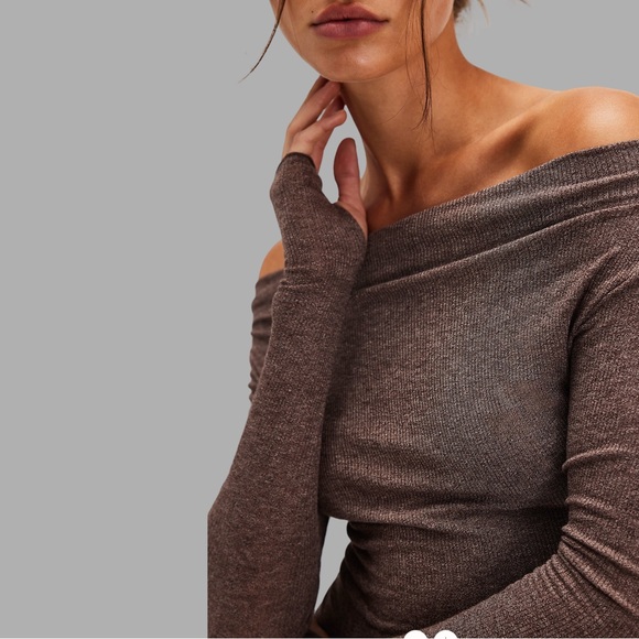 Big Love Rib Off The Shoulder Long Sleeve | Free People - Picture 2 of 11